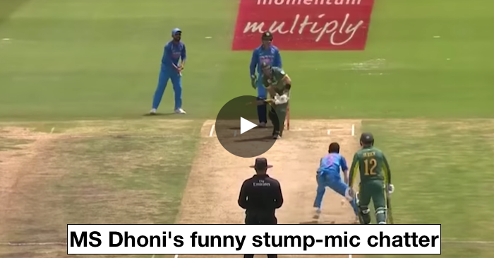 VIDEO: MS Dhoni's funny stump-mic chatter in Centurion ODI |  