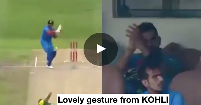 ViDEO: Virat Kohli applauds Suresh Raina’s six in the comeback innings at the Wanderers