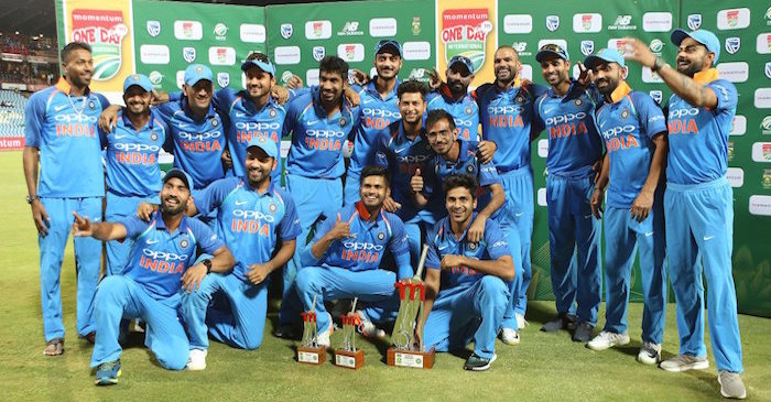 Team India shares their joy with fans after winning the ODI series against South Africa