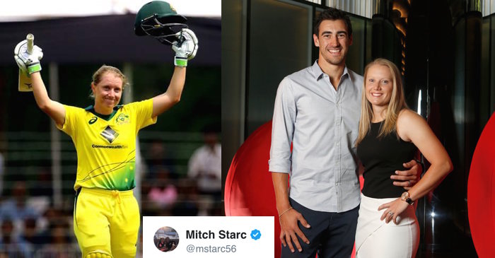 Alyssa Healy scores first international century, husband Mitchell Starc posts a special tweet for the little legend