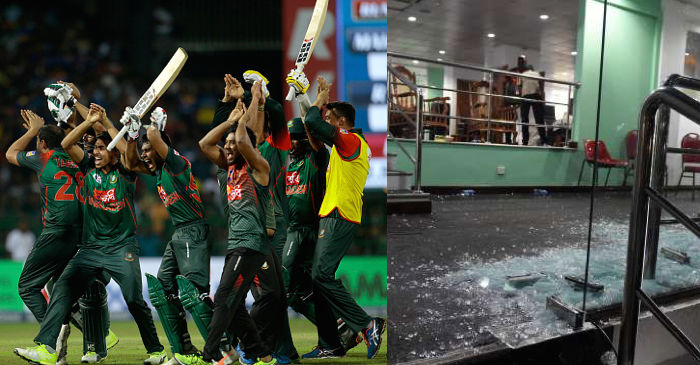 Nidahas Trophy 2018: Bangladesh players break dressing room doors after win against Sri Lanka
