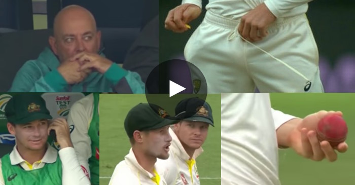 VIDEO: Cameron Bancroft caught changing the condition of ball