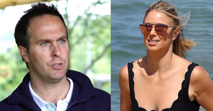 David Warner’s wife Candice gets involved in war of words with Michael Vaughan on Twitter
