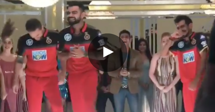 VIDEO: Yuzvendra Chahal can’t stop laughing while dancing with Virat Kohli and Brendon McCullum