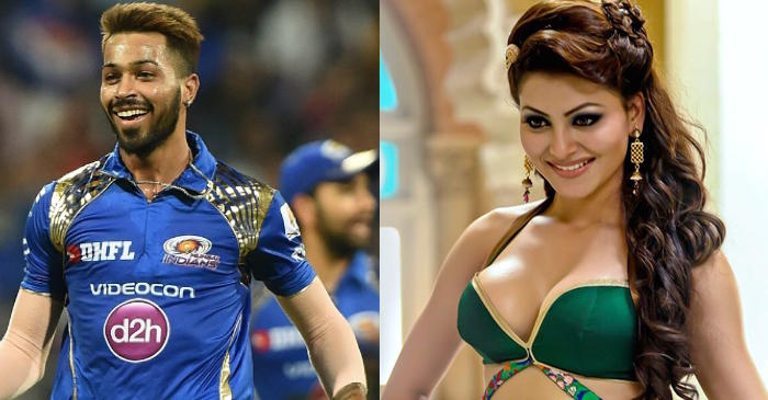 Hardik Pandya and Urvashi Rautela had eyes & ears only for each other at a recent party