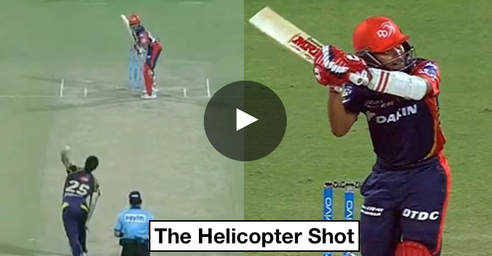 WATCH: Prithvi Shaw hits Dhoni-esque helicopter shot off Mitchell Johnson
