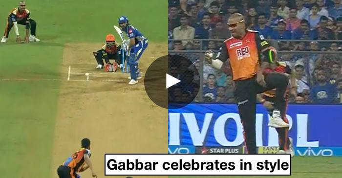 WATCH: Shikhar Dhawan flaunts off his KABADDI moves after taking Rohit Sharma’s catch
