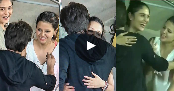 WATCH: Shah Rukh Khan gracious in defeat, hugs Sakshi Dhoni after CSK’s triumph