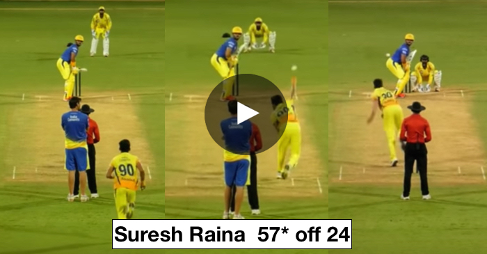VIDEO: Suresh Raina’s blistering knock of unbeaten 57 off 24 balls in Chennai Super Kings’ practice match
