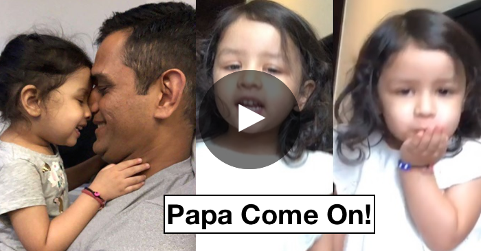 WATCH: MS Dhoni’s daughter Ziva dancing and cheering for CSK