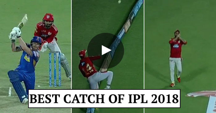 WATCH: Mayank Agarwal-Manoj Tiwary tag-team pull off best catch of IPL 2018