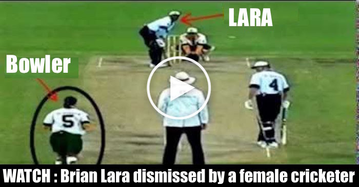 WATCH: When Brian Lara got dismissed by a women cricketer