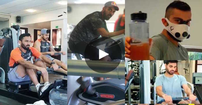 WATCH: Dinesh Karthik, KL Rahul, Virat Kohli and others sweat it out in the gym ahead of the Ireland T20I series