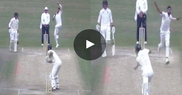 WATCH: Mohammed Siraj cleans up Alastair Cook with a stunning delivery