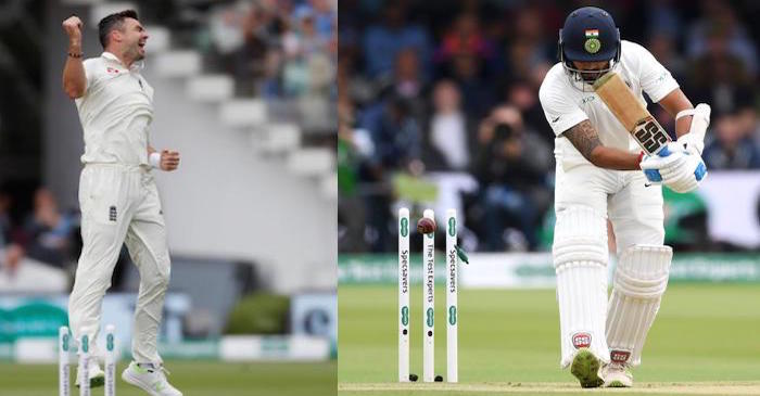 WATCH: James Anderson’s jaw-dropping delivery to dismiss Murali Vijay