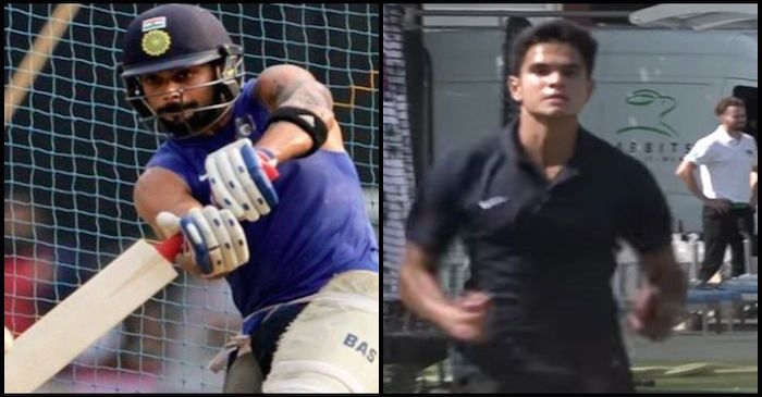 WATCH: Arjun Tendulkar bowling to Virat Kohli at nets ahead of Lord’s Test
