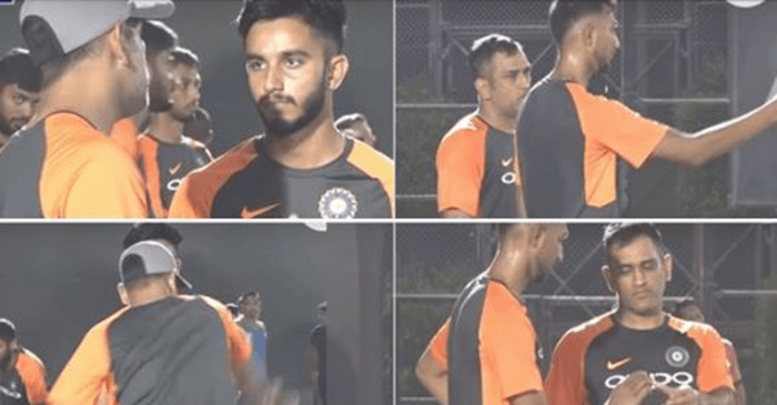 WATCH: MS Dhoni turns supervisor in Ravi Shastri’s absence during net session