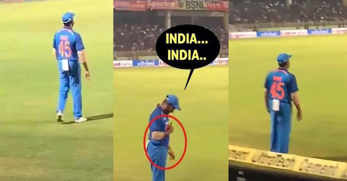 WATCH: Rohit Sharma asks fans to chant ‘India India’ instead of ‘Rohit Rohit’