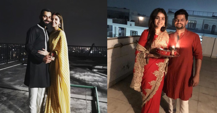 Photos: Indian cricketers who celebrated Karva Chauth with their better halves