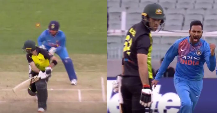 WATCH: Krunal Pandya dismisses Glenn Maxwell with peach of a delivery