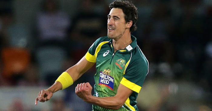 Mitchell Starc replaces injured Billy Stanlake for 3rd T20I against India