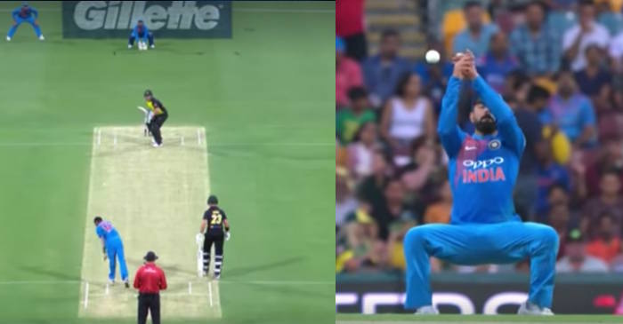 WATCH: Virat Kohli drops a sitter in the first T20I against Australia