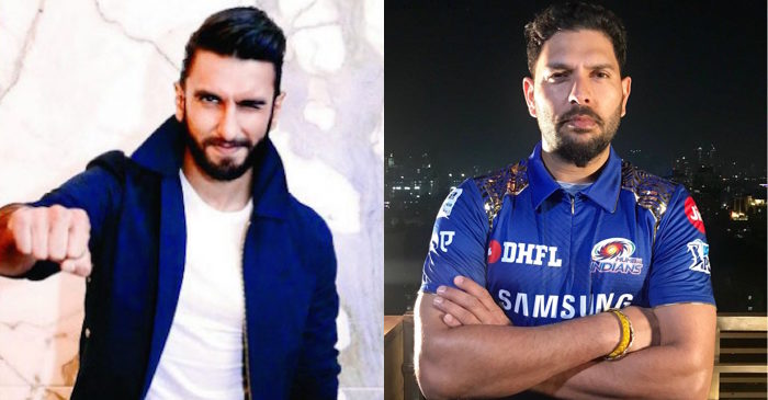 Bollywood actor Ranveer Singh excited to see Yuvraj Singh in the Mumbai Indians colours