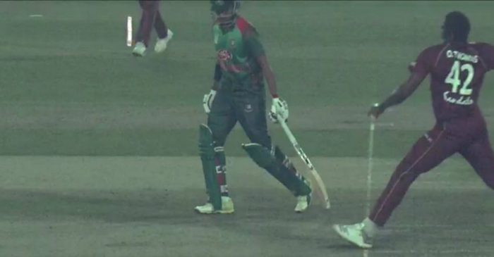 Twitter outraged after umpire’s comical error leads to controversy during Bangladesh vs West Indies 3rd T20I