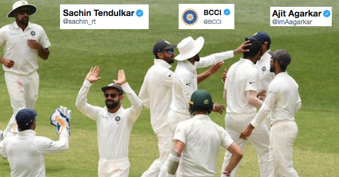 Twitter Reactions as Team India registers a historic win against Australia
