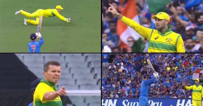 WATCH: MS Dhoni nicks the ball behind but Australian players didn’t appeal much