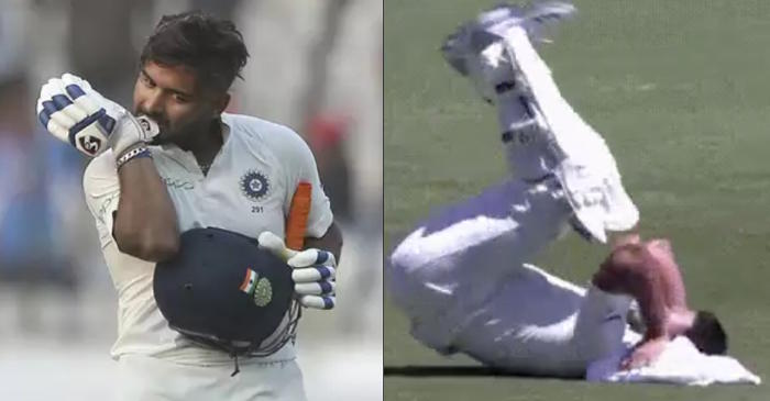 Rishabh Pant shows off his acrobatic ‘kick up move’ in Sydney