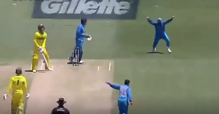 WATCH: Rohit Sharma takes a sharp catch at first slip to dismiss Alex Carey