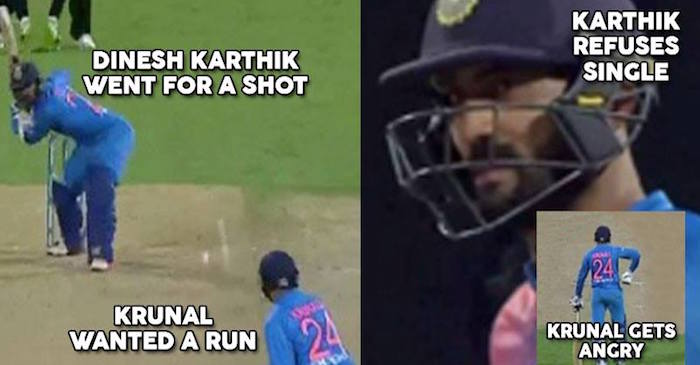 Dinesh Karthik reveals why he refused a single to Krunal Pandya in lost match against New Zealand