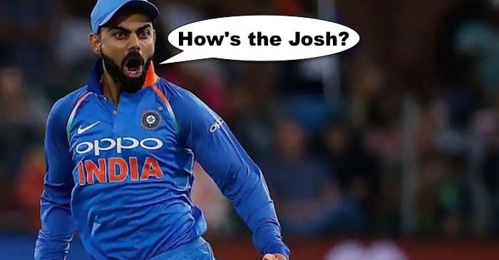 “How’s the Josh?” – India captain Virat Kohli ahead of the second T20I against Australia