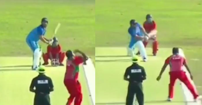 WATCH: India veteran Yuvraj Singh hits an audacious reverse-sweep six against Maldives