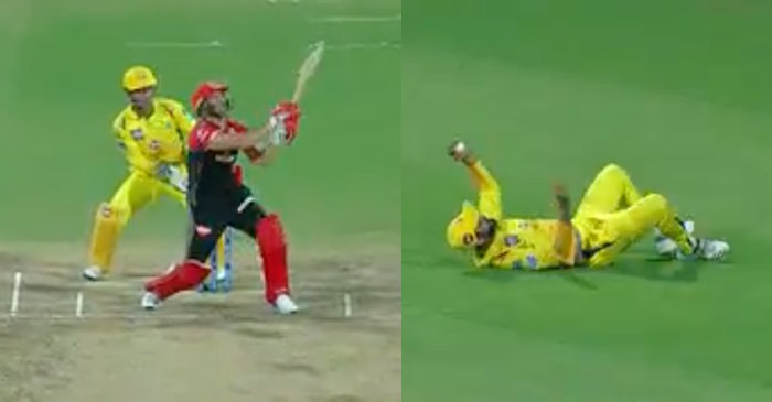 WATCH: Ravindra Jadeja takes a sharp catch to dismiss AB de Villiers in IPL 2019 opener