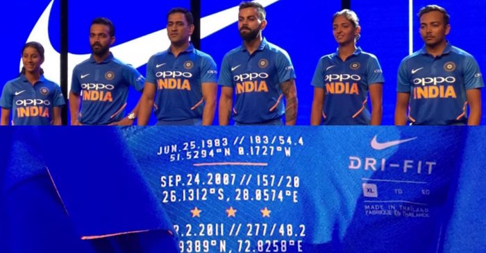 BCCI unveils new jersey for Indian cricket team
