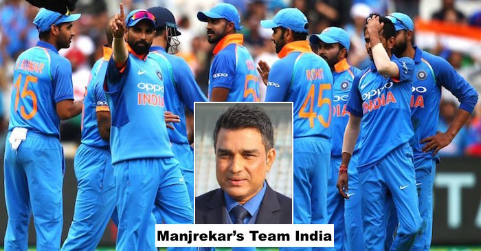 Sanjay Manjrekar picks his Indian squad for the ICC World Cup 2019