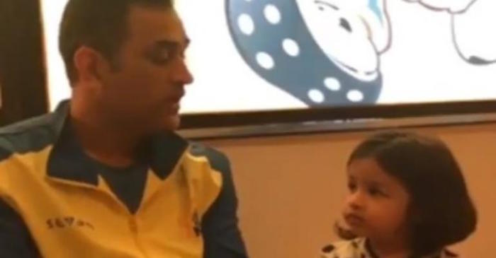 IPL 2019: MS Dhoni converses with his daughter Ziva in six different languages – watch video