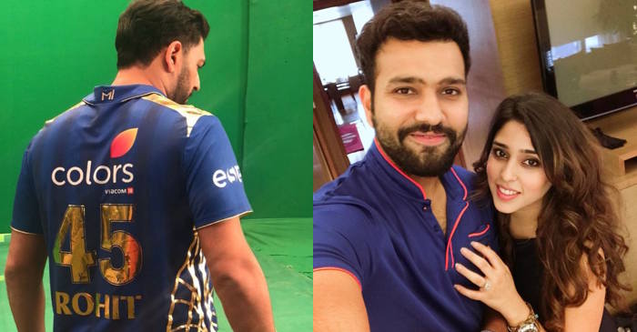 IPL 2019: Ritika Sajdeh reacts weirdly at Yuvraj Singh for wearing Rohit Sharma’s MI jersey