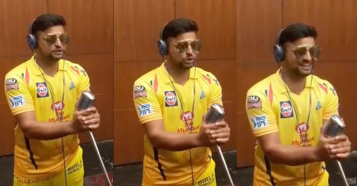 IPL 2019: Suresh Raina sings the ‘Whistle Podu’ song for Chennai Super Kings – watch video