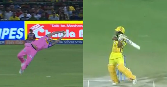 IPL 2019 – WATCH: ‘Flying’ Ben Stokes takes a stunning catch to dismiss Kedar Jadhav (RR vs CSK)