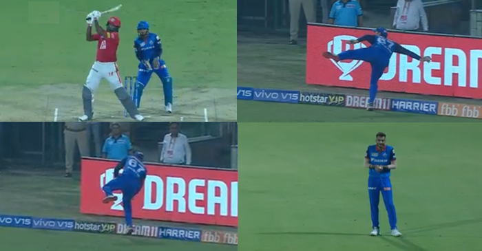 IPL 2019 – WATCH: Colin Ingram-Axar Patel’s perfect relay catch to dismiss Chris Gayle (DC vs KXIP)