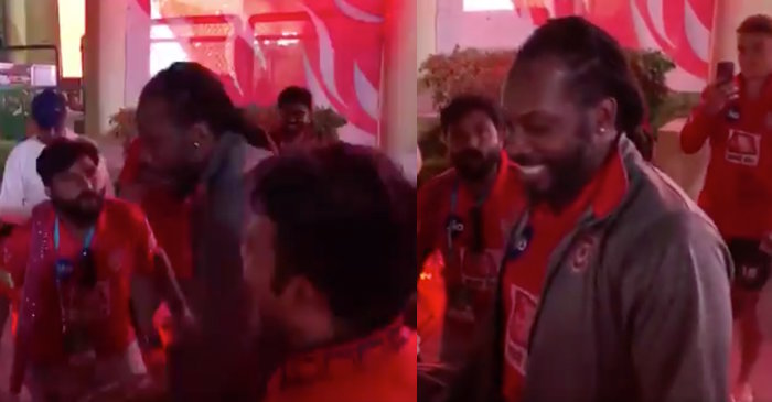 IPL 2019: WATCH – Chris Gayle dances to the beats of dhol after KXIP beat SRH in Mohali