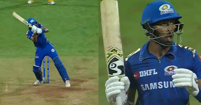 IPL 2019: WATCH – Hardik Pandya pulls off the helicopter shot in front of his ‘master’ MS Dhoni (MI vs CSK)