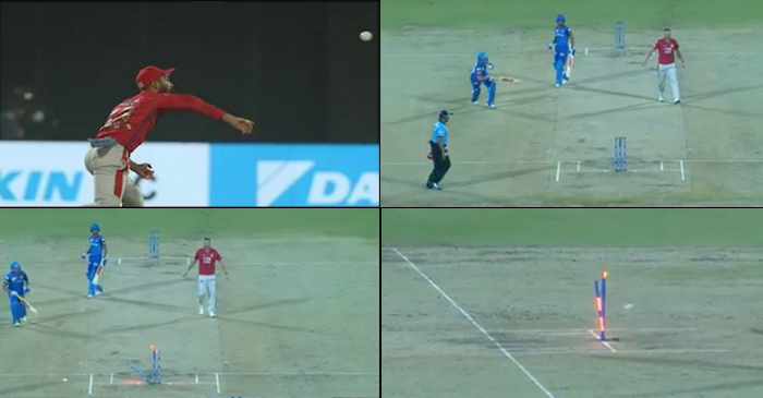 IPL 2019 – WATCH: Mandeep Singh hits the bulls-eye to run out Prithvi Shaw (DC vs KXIP)