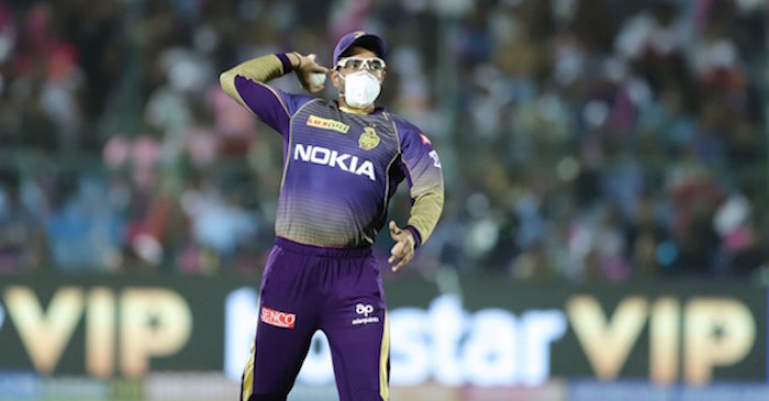IPL 2019: Robin Uthappa fields wearing face mask after sand storm in Jaipur