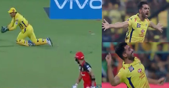 IPL 2019 – WATCH: Deepak Chahar celebrates in Imran Tahir’s style after dismissing Virat Kohli (RCB vs CSK)