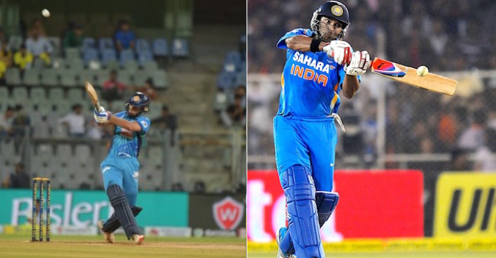 WATCH: Arjun Tendulkar replicates Yuvraj Singh-like effortless six in T20 Mumbai League