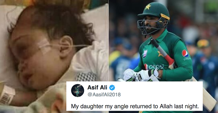 Asif Ali expresses grief after losing his 2-year-old daughter to cancer